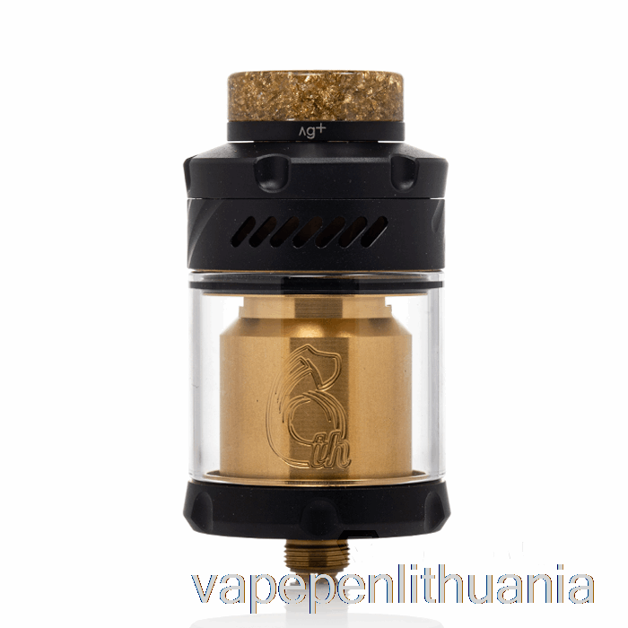 Hellvape Dead Rabbit V3 25mm Rta [6th Anni] Black Gold Vape Skystis